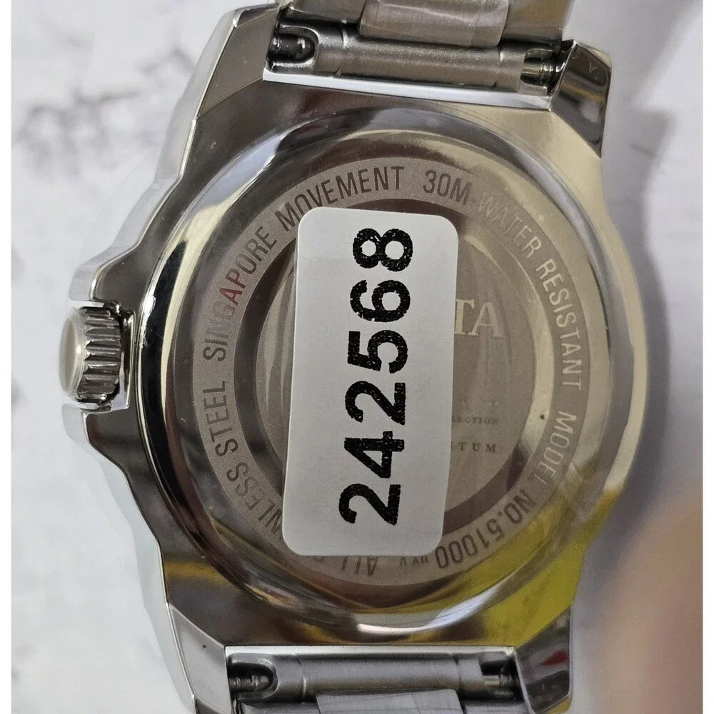 Invicta Speedway Facetio Women's Watch 34mm Light Blue Steel 51000 Brand New